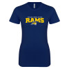Thumbnail image for  Next Level Womens Navy Boyfriend Tee