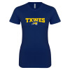 Thumbnail image for  Next Level Womens Navy Boyfriend Tee