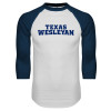 Thumbnail image for  White/Navy Raglan Baseball T Shirt