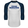 Thumbnail image for  White/Navy Raglan Baseball T Shirt