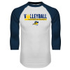 Thumbnail image for  White/Navy Raglan Baseball T Shirt