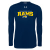 Thumbnail image for  Under Armour Navy Long Sleeve Tech Tee