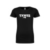 Thumbnail image for  Next Level Girls Black Fashion Fit T Shirt
