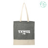 Thumbnail image for  Split Recycled Black Cotton Twill Convention Tote