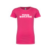 Thumbnail image for  Next Level Girls Fuchsia Fashion Fit T Shirt