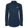 Thumbnail image for  Womens Navy Twill Button Down Long Sleeve 