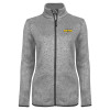 Thumbnail image for  Womens Grey Heather Fleece Jacket