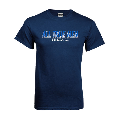Navy T Shirt-Slogan