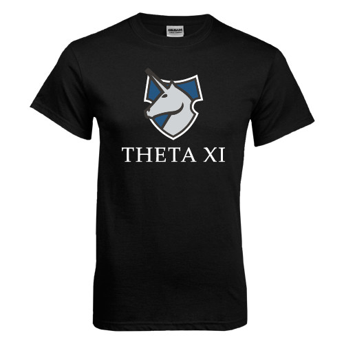 Black T Shirt-Unicorn Word Mark