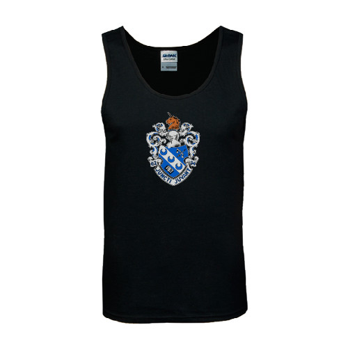 Black Tank Top-Crest