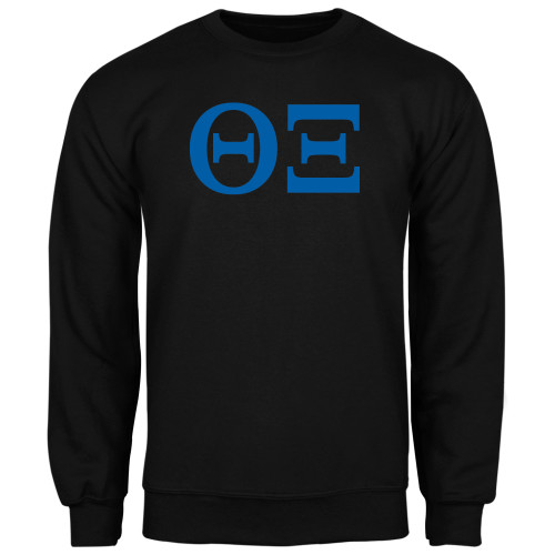 Black Fleece Crew-Greek Letters - One Color