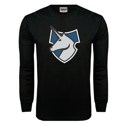 Black Long Sleeve T Shirt-Unicorn