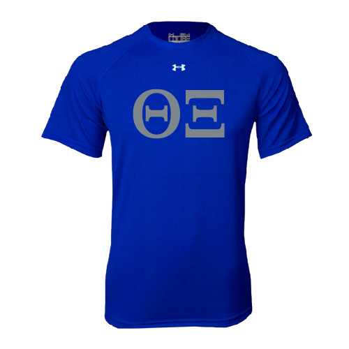 Under Armour Royal Tech Tee-Greek Letters - One Color
