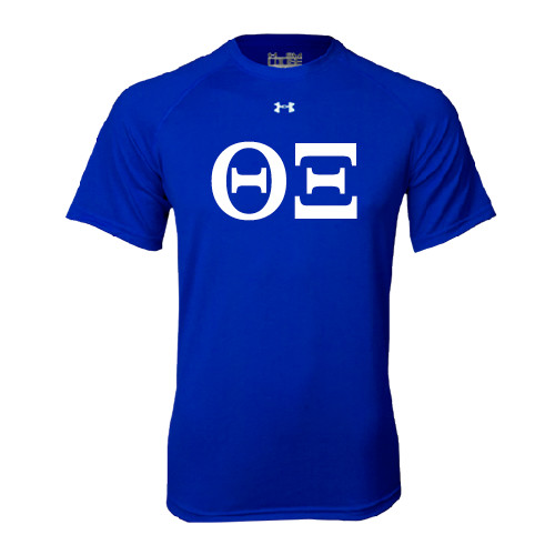 Under Armour Royal Tech Tee-Greek Letters - One Color