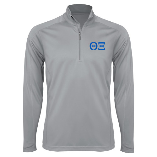 Syntrel Platinum Interlock 1/4 Zip-Greek Letters - One Color