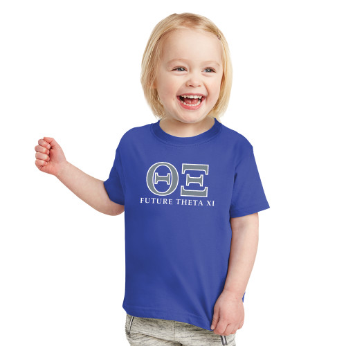 Toddler Royal T Shirt-Greek Letters - Future Theta Xi
