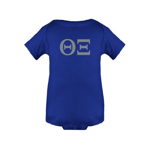 Royal Infant Onesie-Greek Letters - One Color