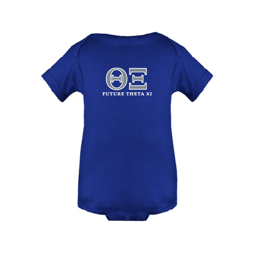 Royal Infant Onesie-Greek Letters - Future Theta Xi