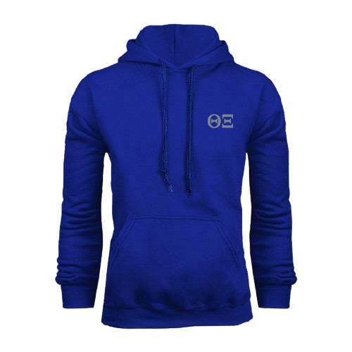 Royal Fleece Hoodie-Greek Letters - One Color