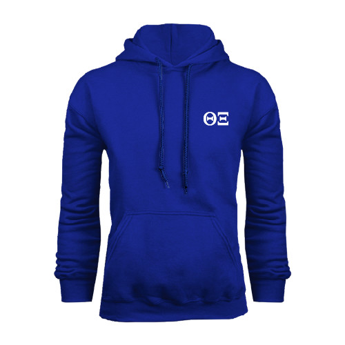 Royal Fleece Hoodie-Greek Letters - One Color