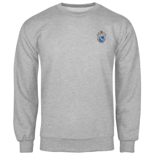 Grey Fleece Crew-Crest
