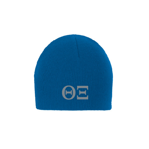 Royal Knit Beanie-Greek Letters - One Color