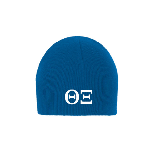 Royal Knit Beanie-Greek Letters - One Color