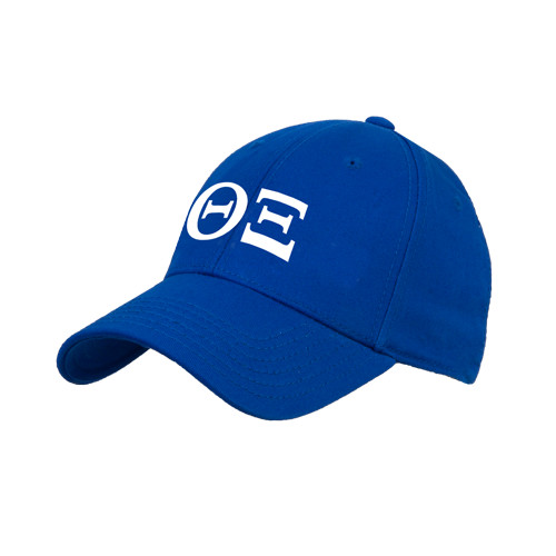 Royal Structured Adjustable Pro Style Hat-Greek Letters - One Color