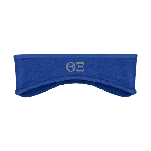 Royal Stretch Fleece Headband-Greek Letters - One Color
