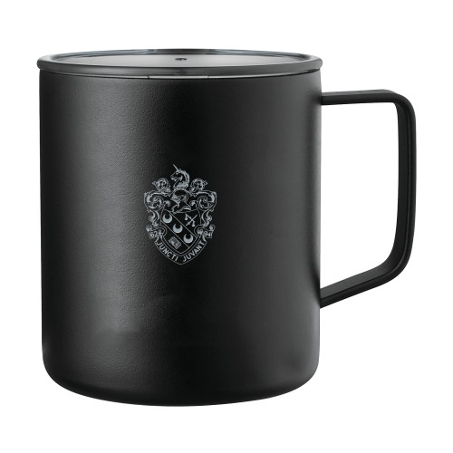 Rover Camp Vacuum Insulated Black Mug 14oz-Crest Engraved