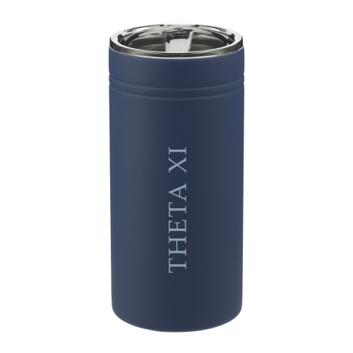 Sherpa Vacuum Navy Tumbler & Insulator 11oz-Theta Xi Word Mark Engraved