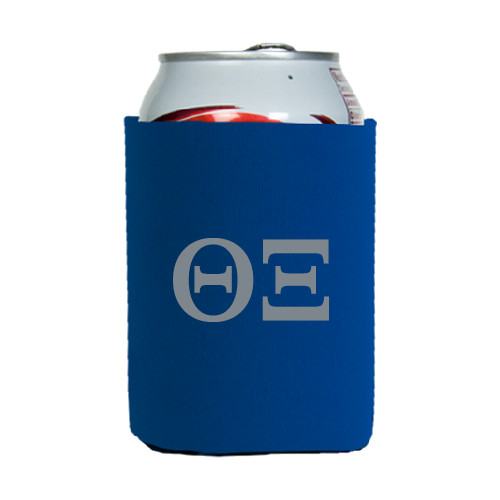 Neoprene Royal Can Holder-Greek Letters - One Color