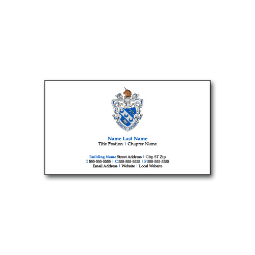 Chapter Business Cards 250/lot-