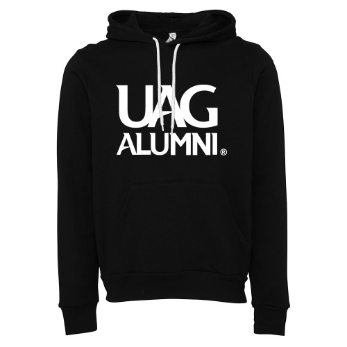  Bella + Canvas Black Fleece Hood - UAG Alumni Mark