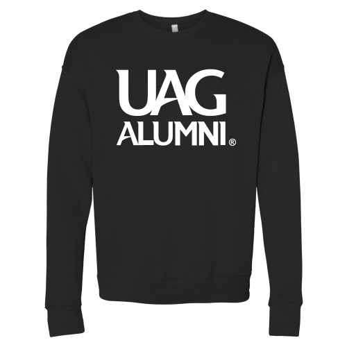  Bella + Canvas Black Fleece Crew - UAG Alumni Mark