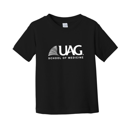  Toddler Black T Shirt - UAG School of Medicine Wordmark