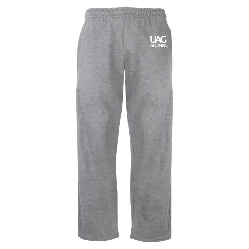  Grey Fleece Open Bottom Pant - UAG Alumni Mark