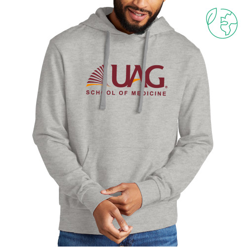  Allmade Light Grey Organic French Terry Pullover Hoodie - UAG School of Medicine Wordmark