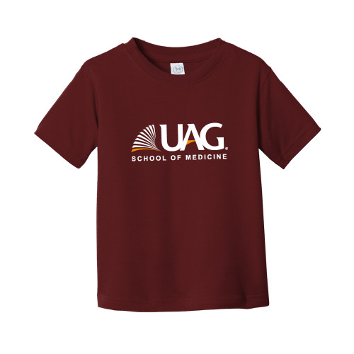  Toddler Maroon T Shirt - UAG School of Medicine Wordmark