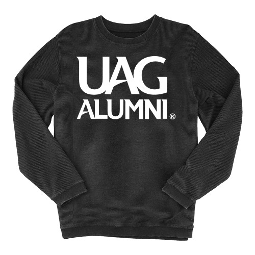  Boxercraft Womens Black Corded Crew - UAG Alumni Mark