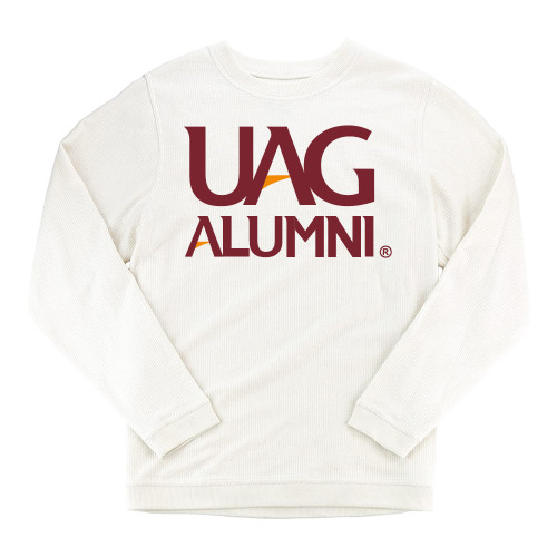  Boxercraft Womens Cream Corded Crew - UAG Alumni Mark