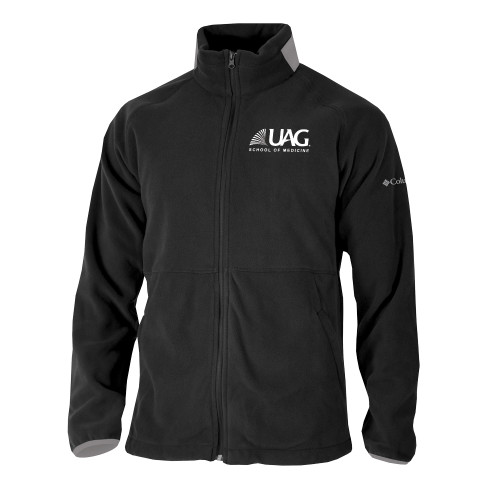  Columbia Black Everest Ridge Fleece Full Zip Jacket - UAG School of Medicine Wordmark