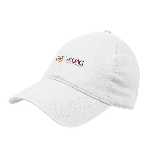  White Unstructured Adjustable Low Profile Hat - UAG 90th Anniversary