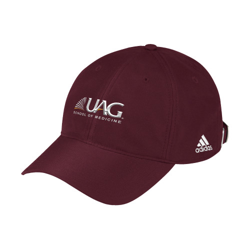  Adidas Maroon Performance Slouch Hat - UAG School of Medicine Wordmark