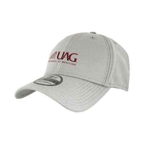  New Era Light Grey Diamond Era 39Thirty Stretch Fit Hat - UAG School of Medicine Wordmark