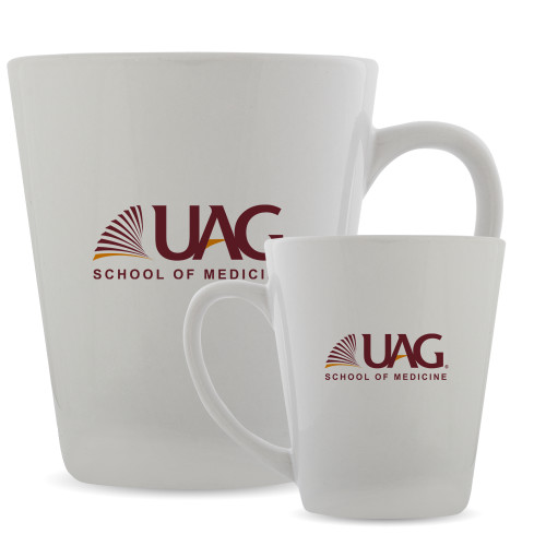  Full Color Latte Mug 12oz - UAG School of Medicine Wordmark