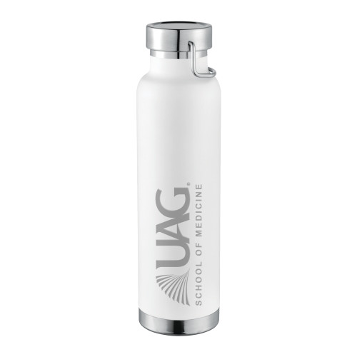  Thor Copper Vacuum Insulated White Bottle 22oz - UAG School of Medicine Wordmark Engraved