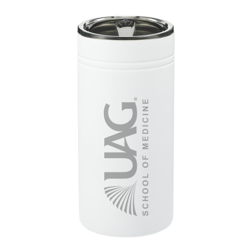  Sherpa Vacuum White Tumbler & Insulator 12oz - UAG School of Medicine Wordmark Engraved