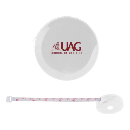  White Round Cloth 60 Inch Tape Measure - UAG School of Medicine Wordmark