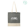 Thumbnail image for  Split Recycled Black Cotton Twill Convention Tote